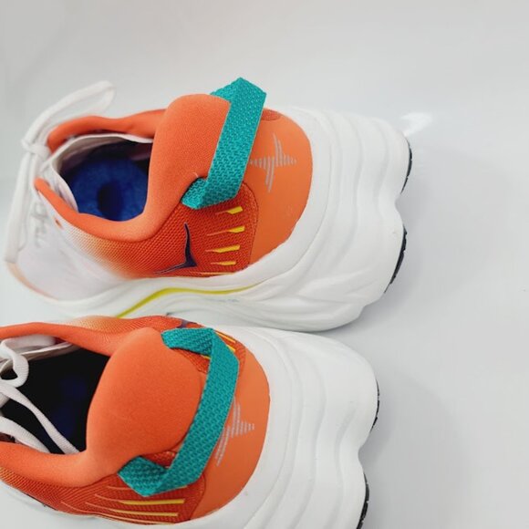 Hoka One One Mens Blanc De Blanc Flame Bondi X Max Cushioned Running Shoes 11.5D main image 5